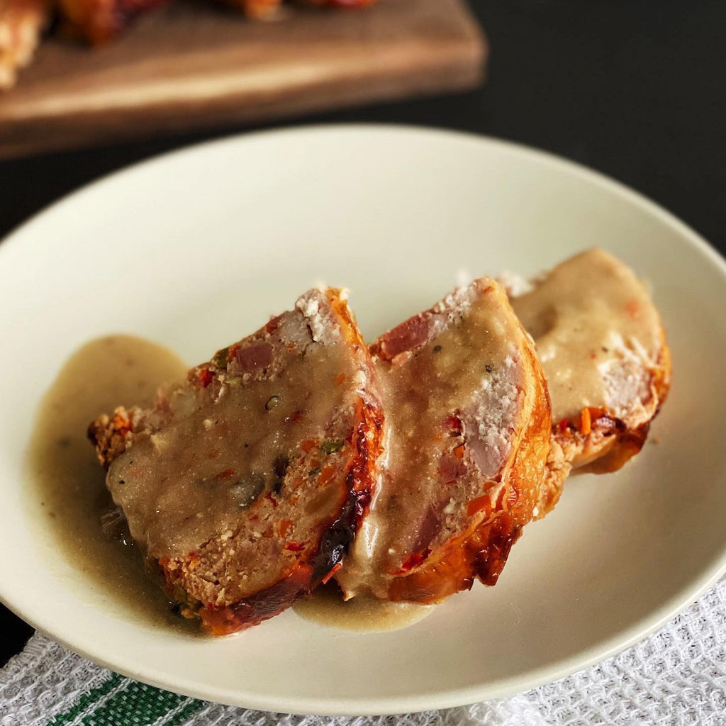 Chicken Relleno With Mushroom Gravy